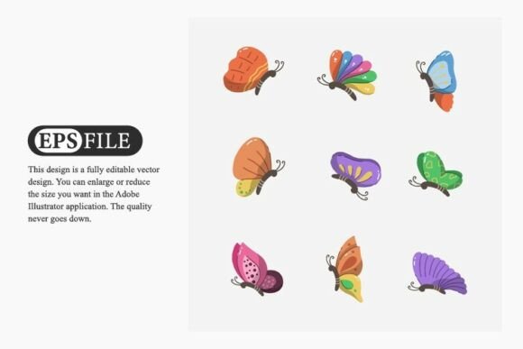 Download Butterfly Hand Drawn Vector Illustration - Butterfly hand drawn Collection