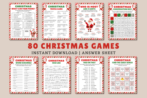Download Christmas Games Bundle PDFs - Premium Resources