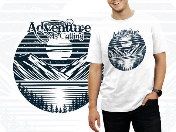 Download Adventure is Calling Lake T Shirt Design - Lake t shirt Collection