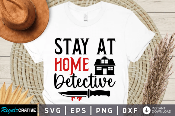 Download Stay at Home Detective Svg Design - Detective svg Collection